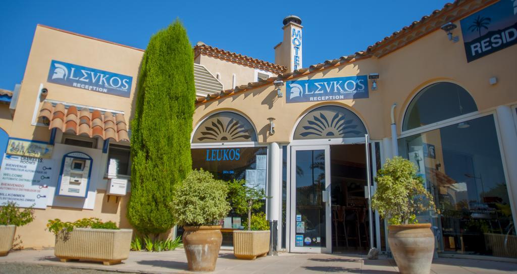 Hotel Le Leukos Leucate Exterior foto